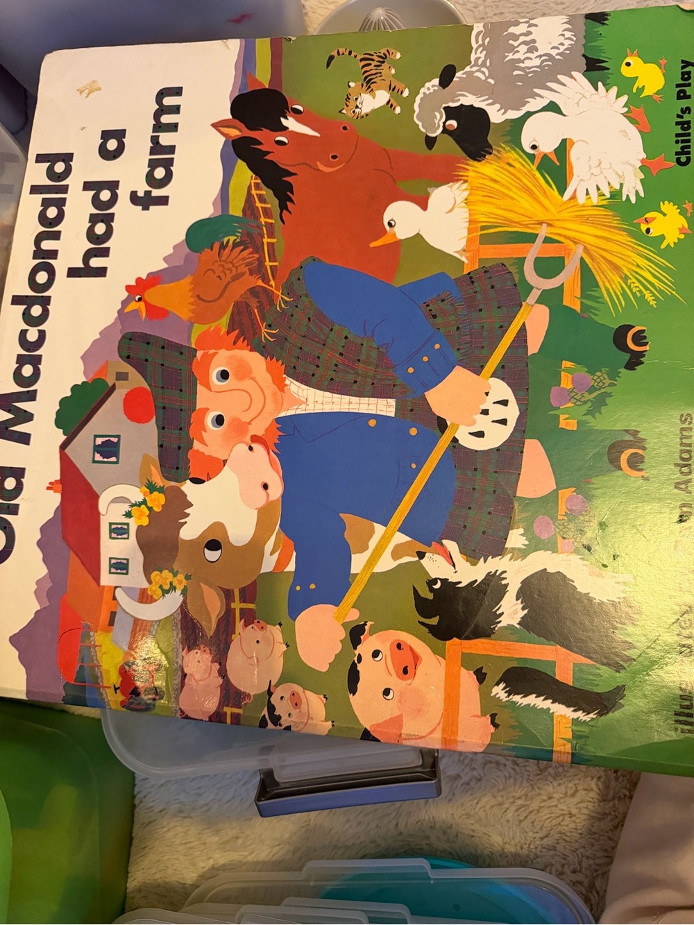 Old Macdonald Had a Farm Kids Book - Colorful Farm Animal Picture Book